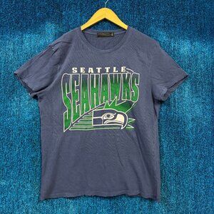 Seattle Seahawks NFL Football Blue T-Shirt Size Medium